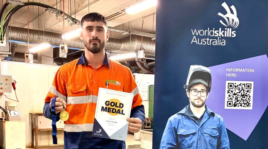 Boilermaker Apprentice Strikes Gold