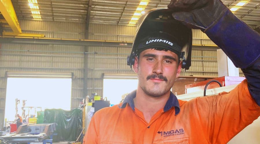 MIGAS Boilermaker Apprentice Lachlan