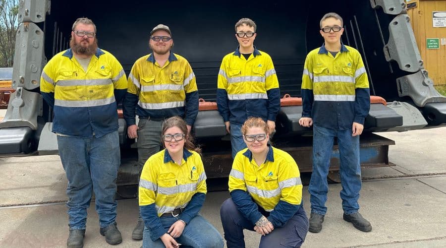 MIGAS Boilermaker Apprentices Bradken Mt Thorley