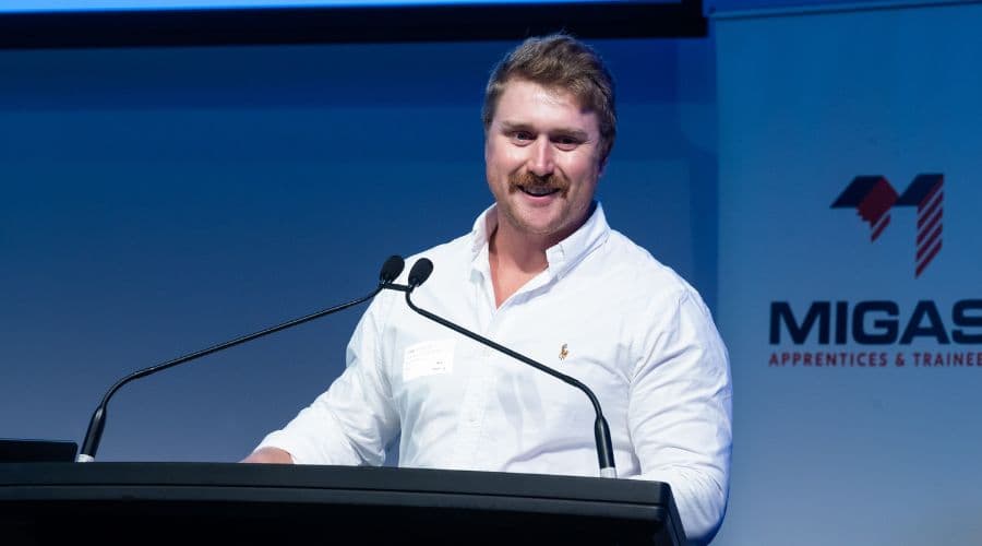 2025 MIGAS Apprentice of the Year Winner Craig Townsend